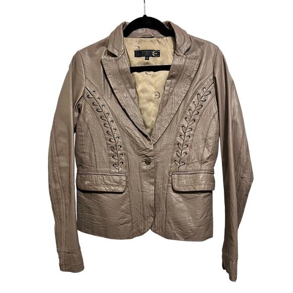Vintage Just Cavalli Leather Blazer